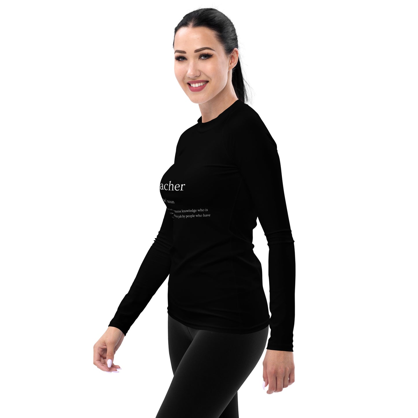 Teacher Women's Rash Guard