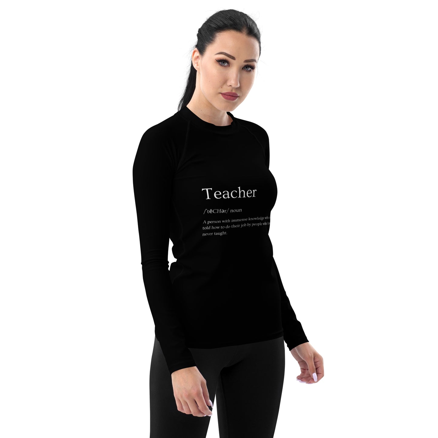 Teacher Women's Rash Guard