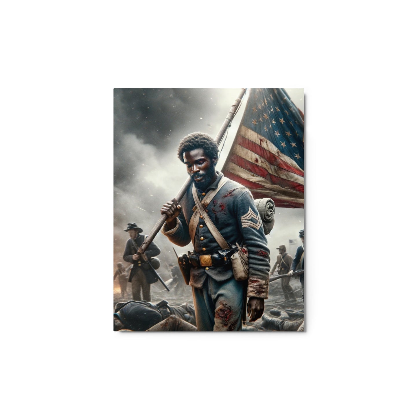 "William Carney: Honor and Glory" Metal print