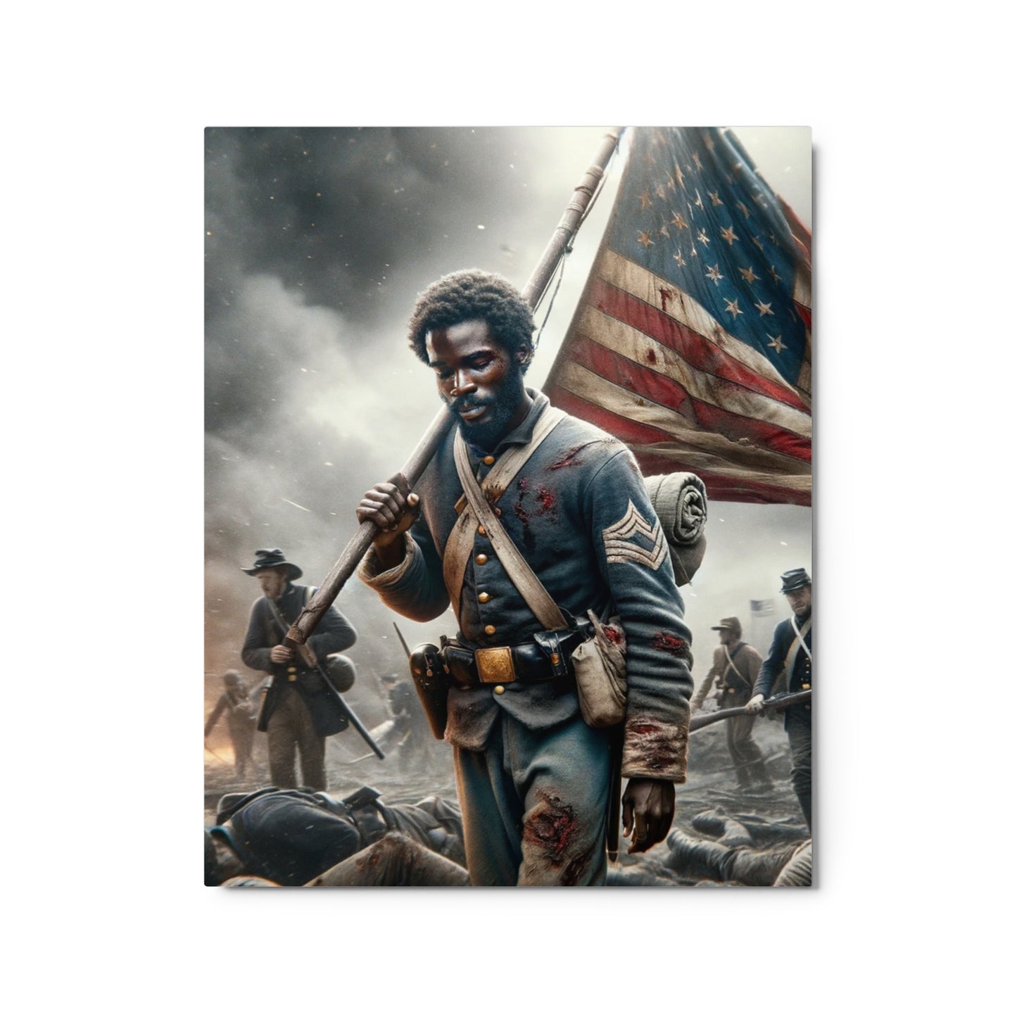 "William Carney: Honor and Glory" Metal print