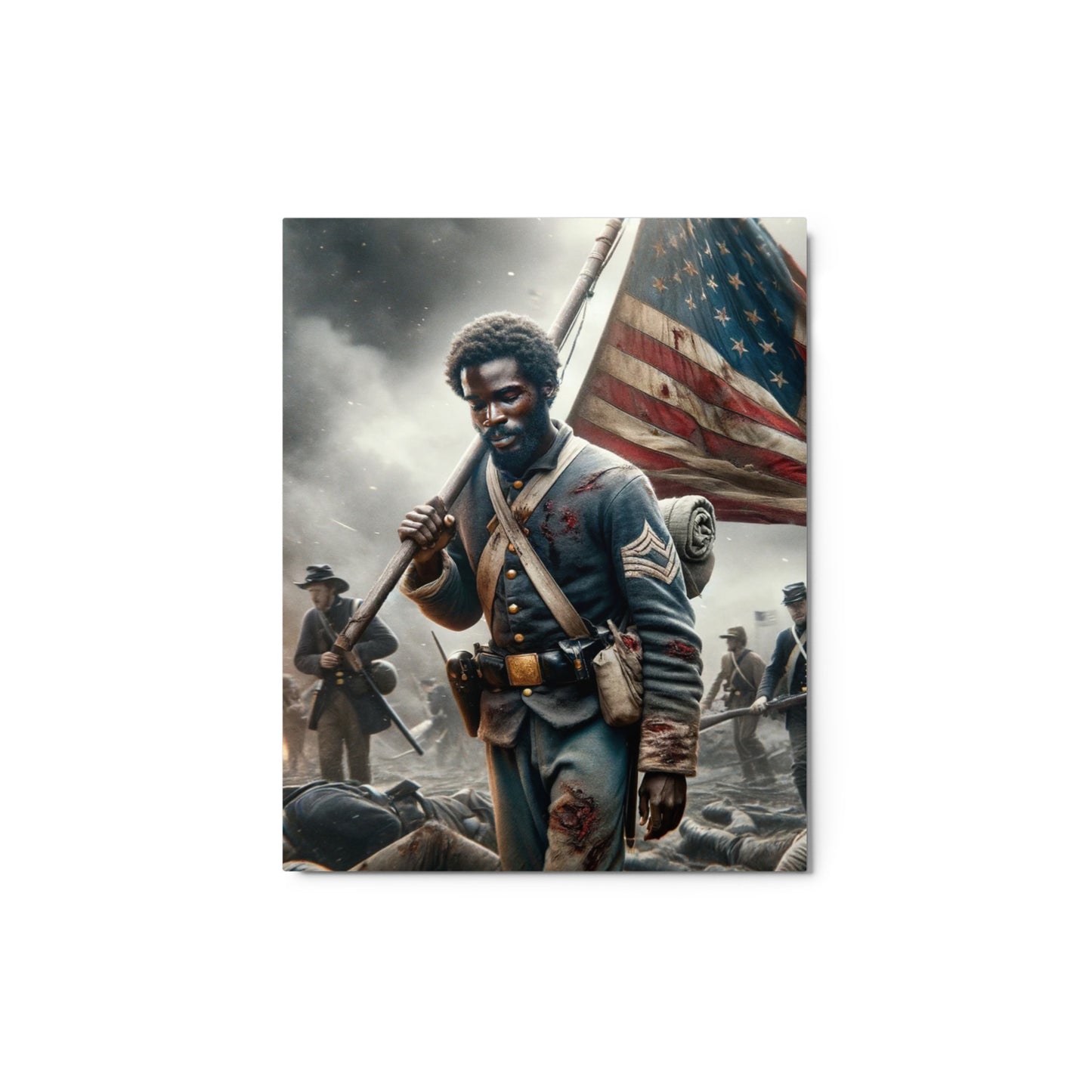 "William Carney: Honor and Glory" Metal print