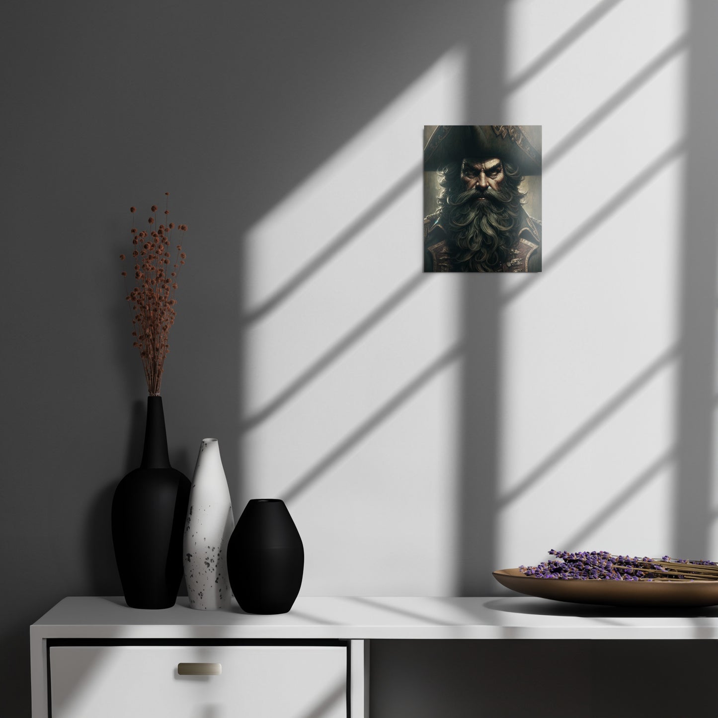 Blackbeard Metal Print