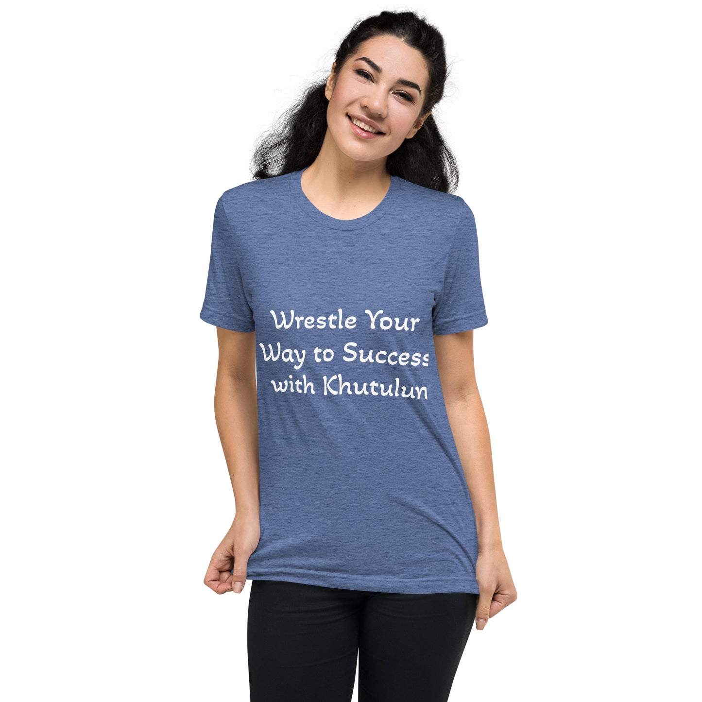 "Wrestle Your Way to Success with Khutulun" Short Sleeve T-shirt