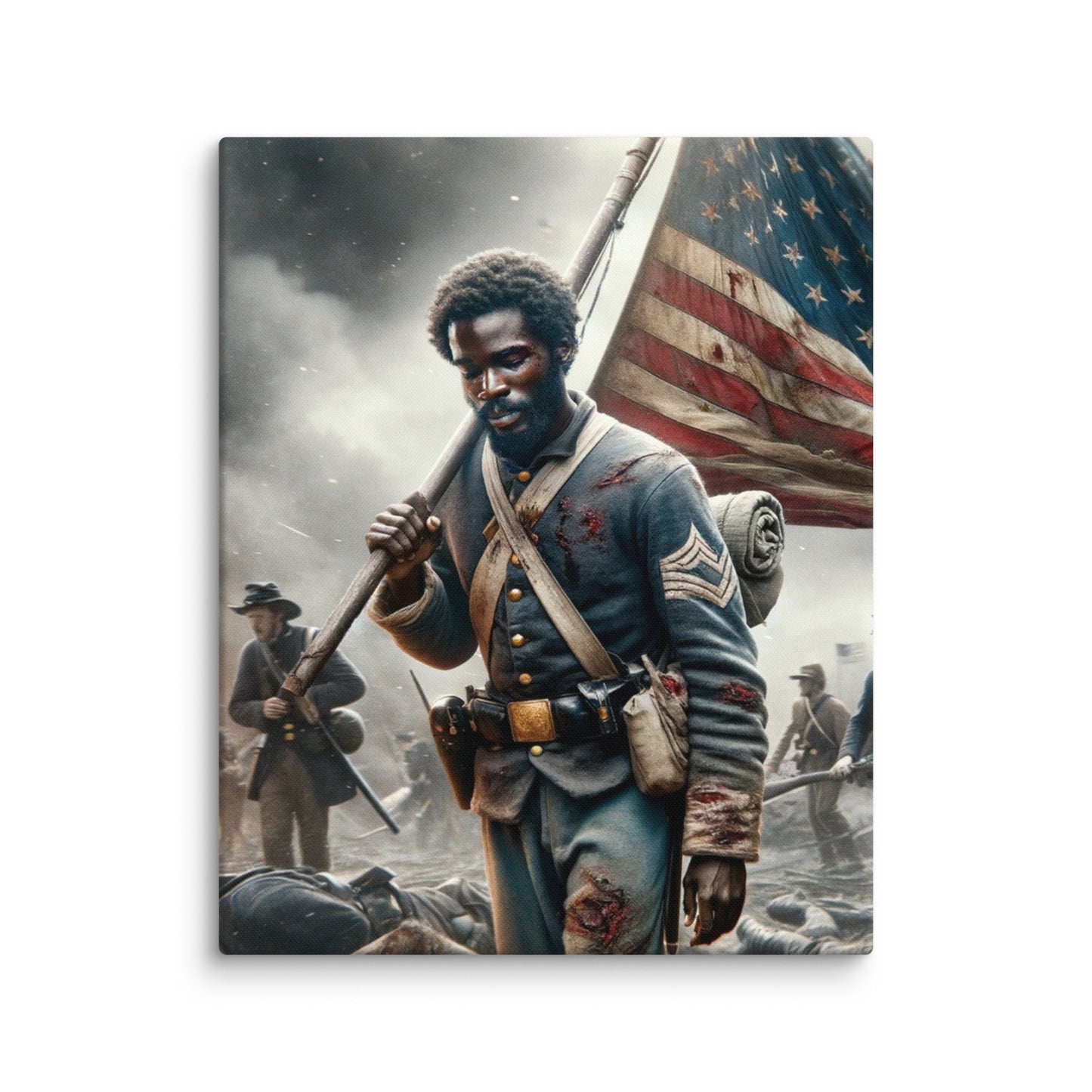 "William Carney: Honor and Glory" Canvas