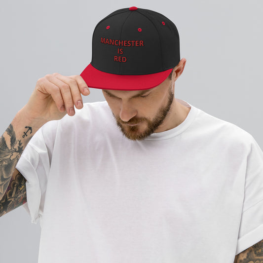"Manchester is Red" Snapback Hat