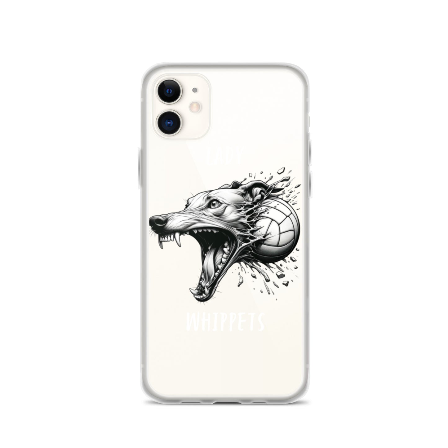 Lady Whippets Volleyball Clear Case for iPhone®