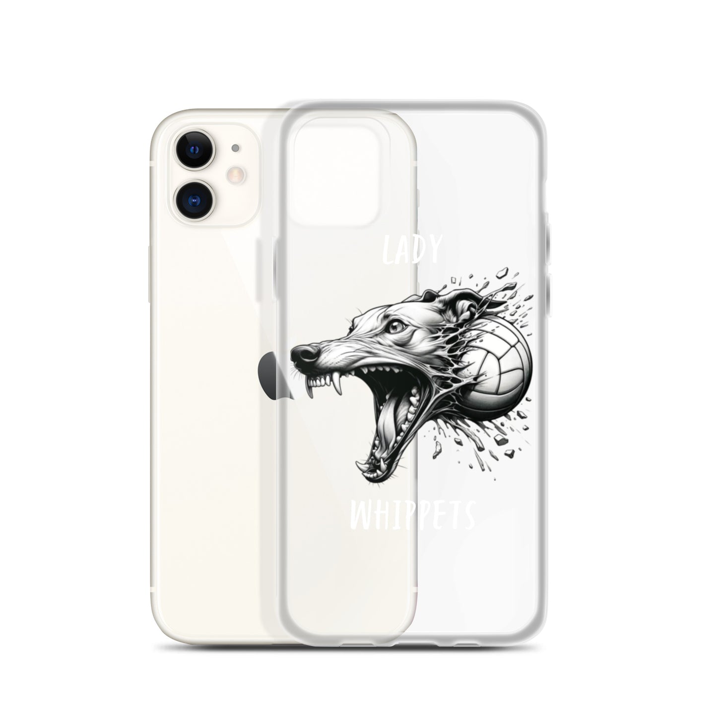 Lady Whippets Volleyball Clear Case for iPhone®