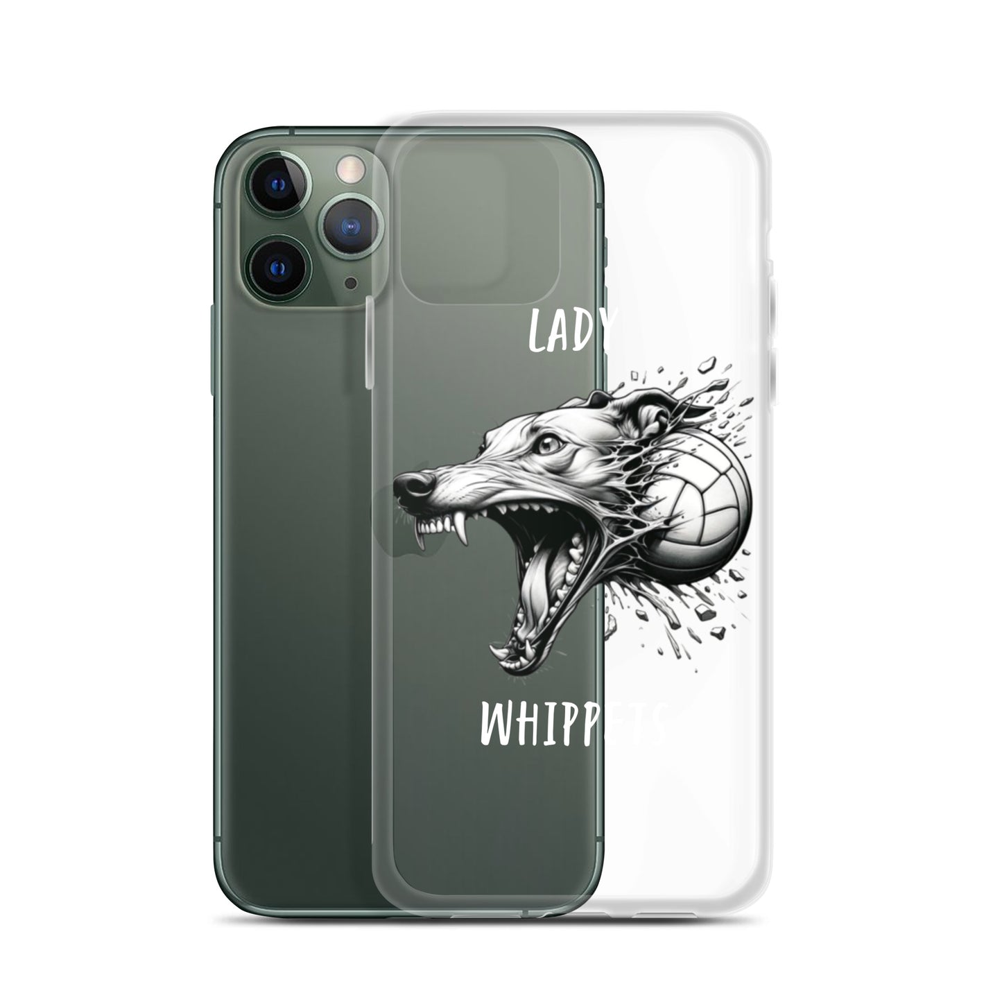 Lady Whippets Volleyball Clear Case for iPhone®