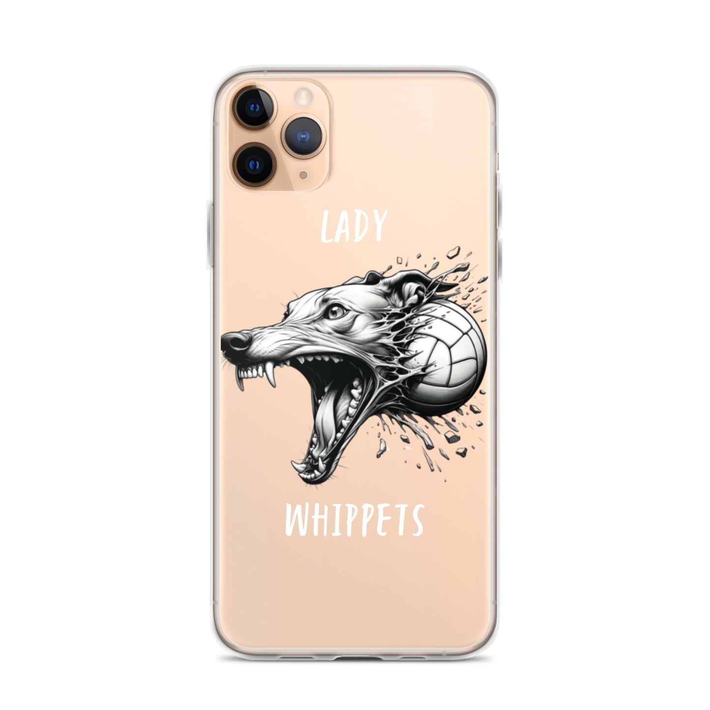 Lady Whippets Volleyball Clear Case for iPhone®