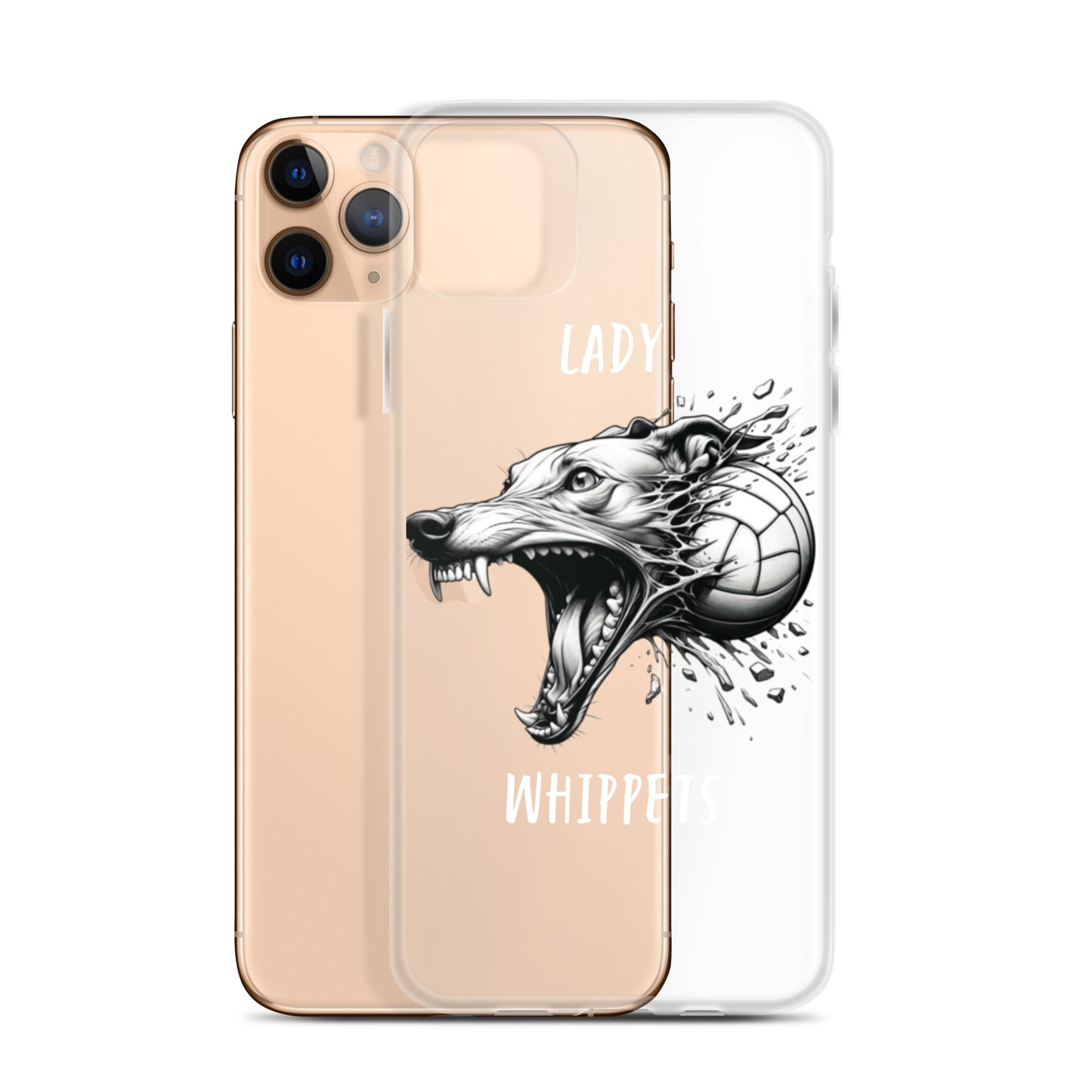 Lady Whippets Volleyball Clear Case for iPhone®