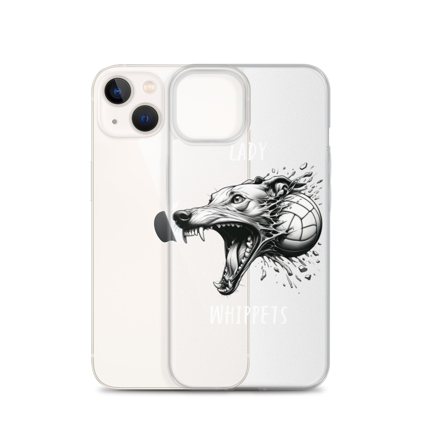 Lady Whippets Volleyball Clear Case for iPhone®