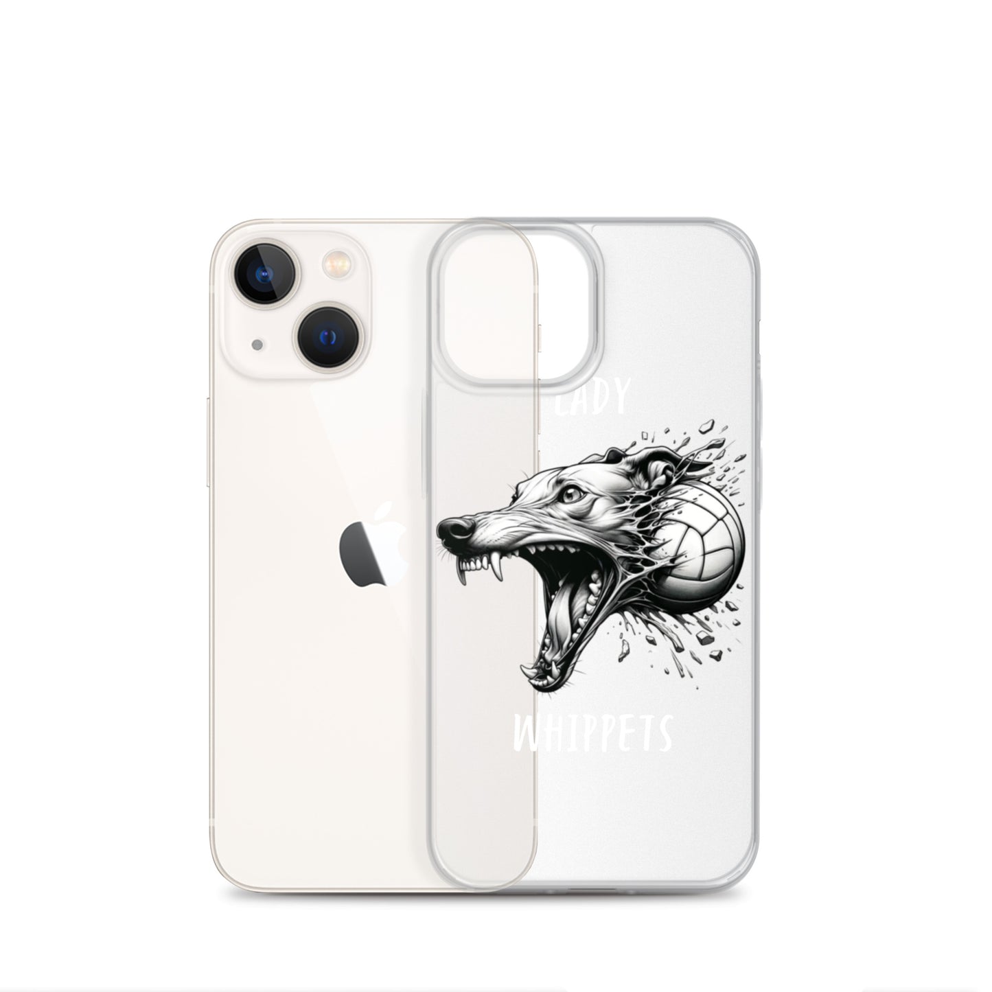 Lady Whippets Volleyball Clear Case for iPhone®