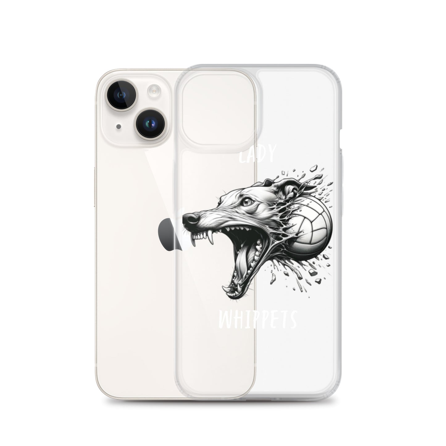 Lady Whippets Volleyball Clear Case for iPhone®