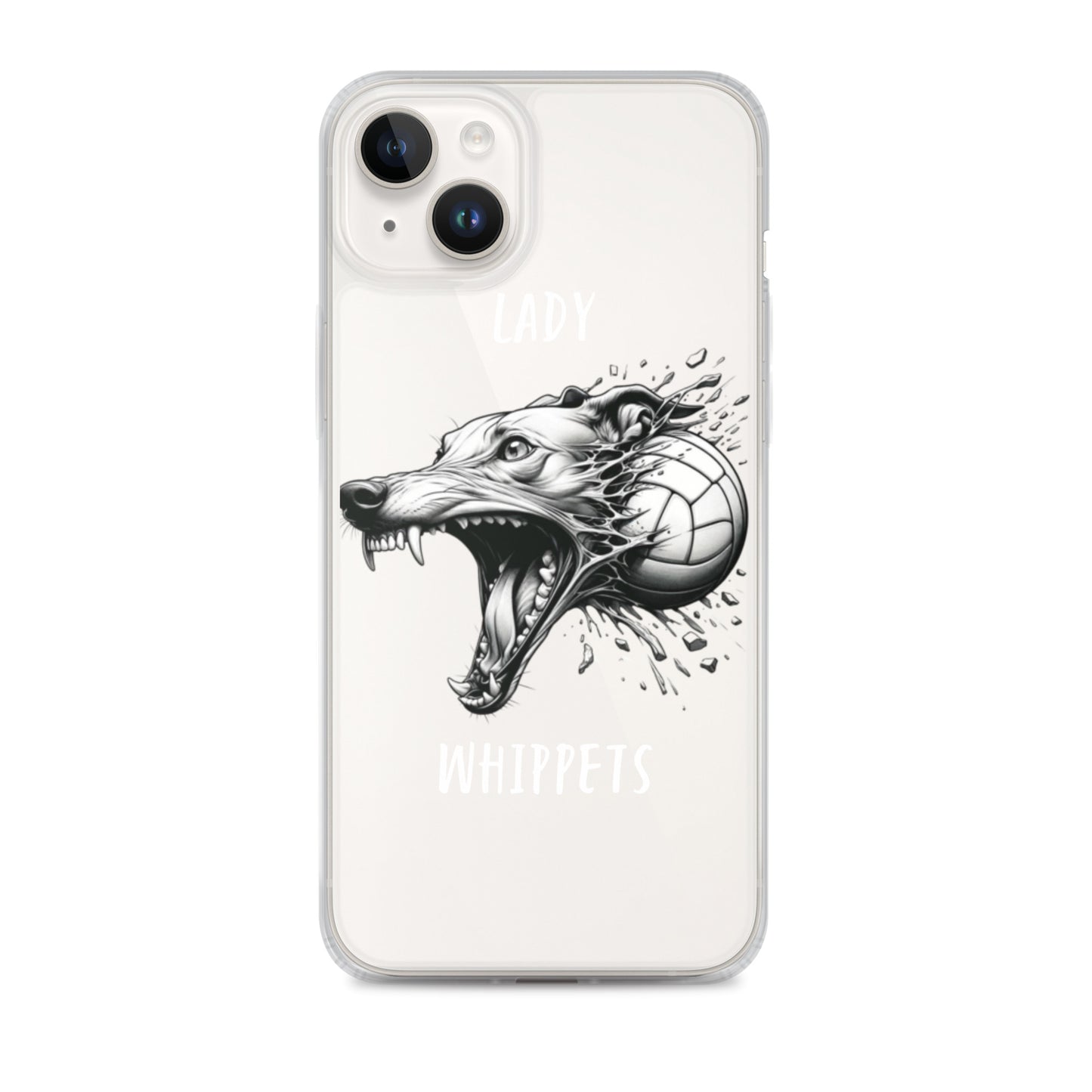 Lady Whippets Volleyball Clear Case for iPhone®