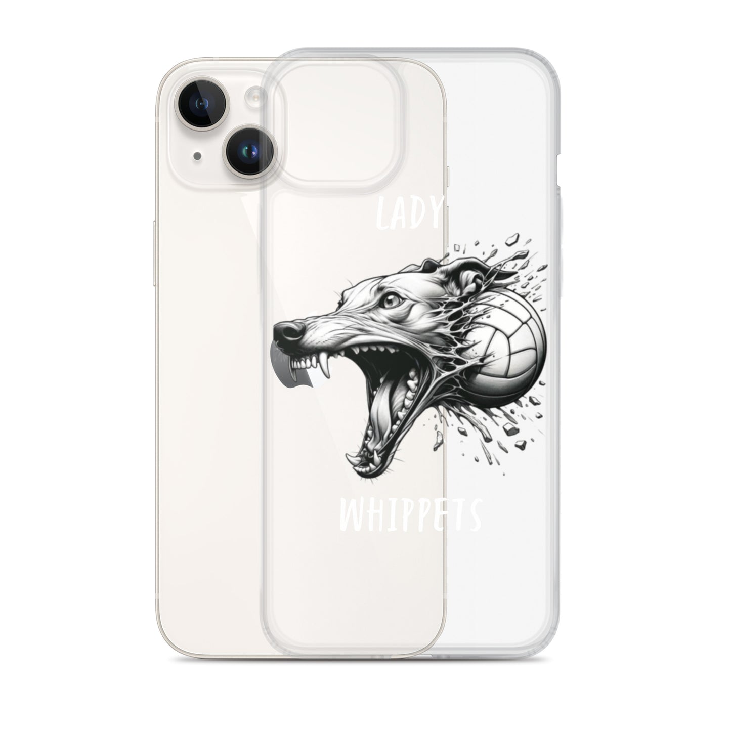 Lady Whippets Volleyball Clear Case for iPhone®