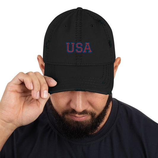 "USA" Distressed Dad Hat
