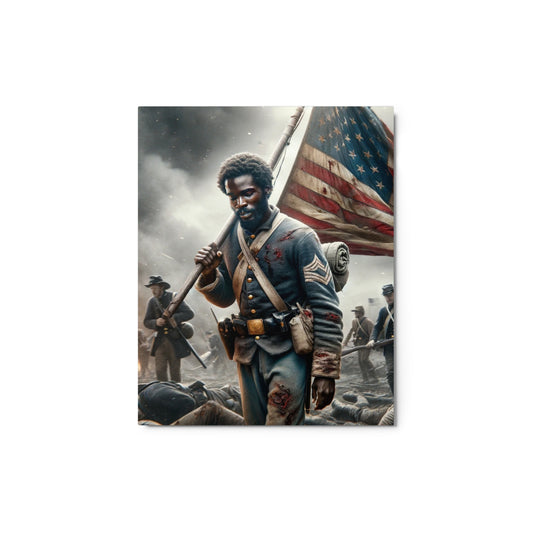 "William Carney: Honor and Glory" Metal print