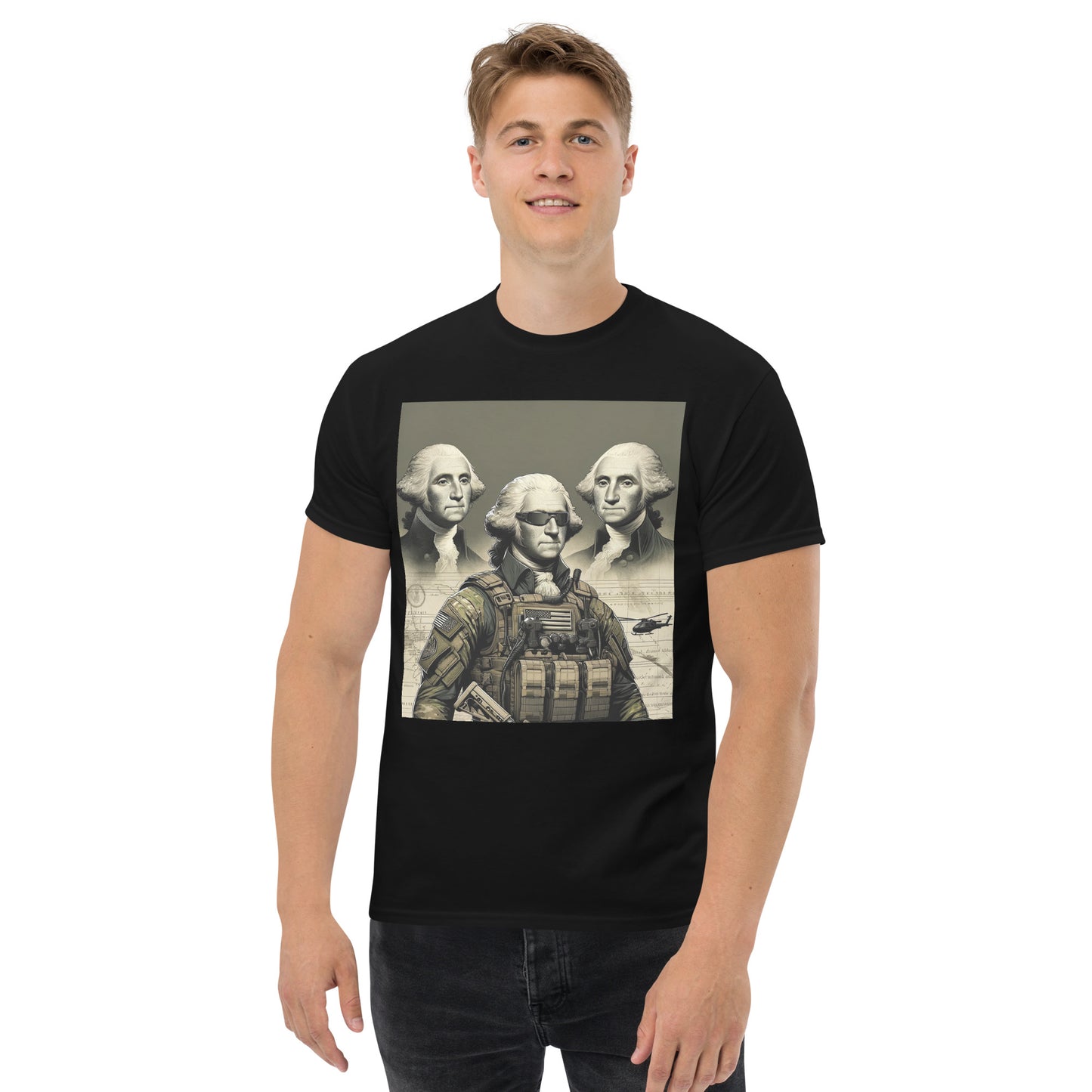 "George Washington: Keeping America Safe" Men's Classic Tee