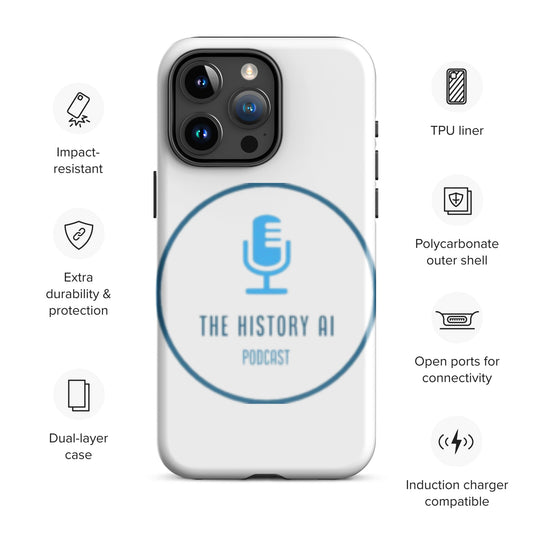 "The History AI Podcast" Tough Case for iPhone®