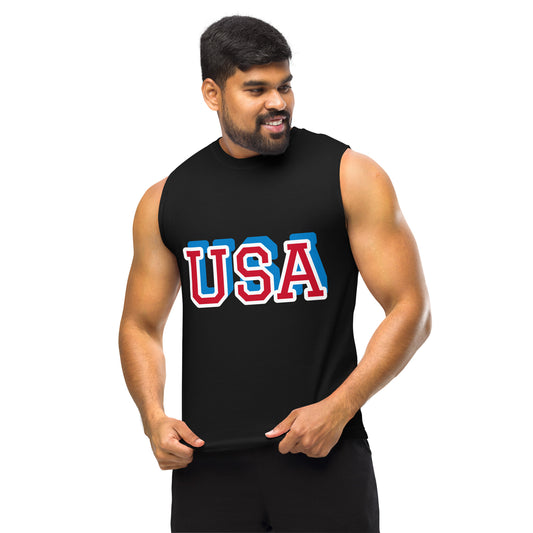 "USA" Muscle Shirt