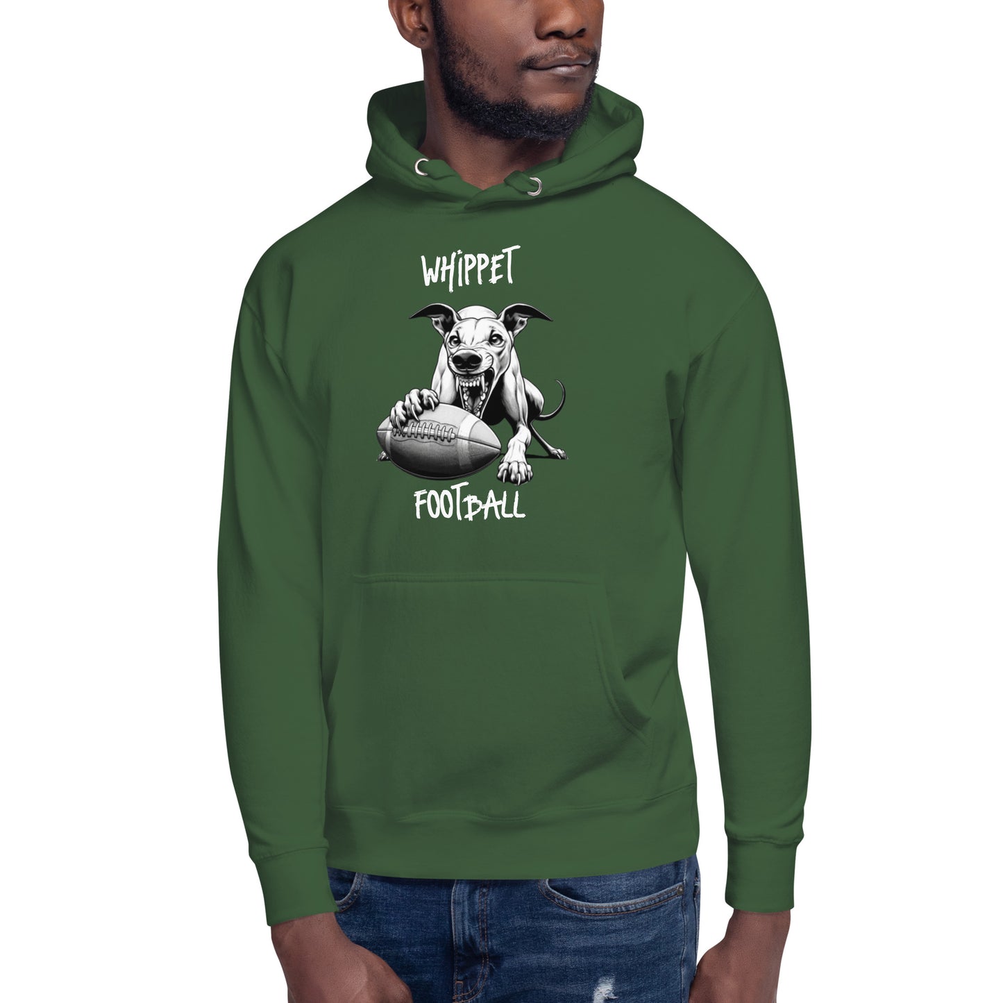 Whippet Football Unisex Hoodie