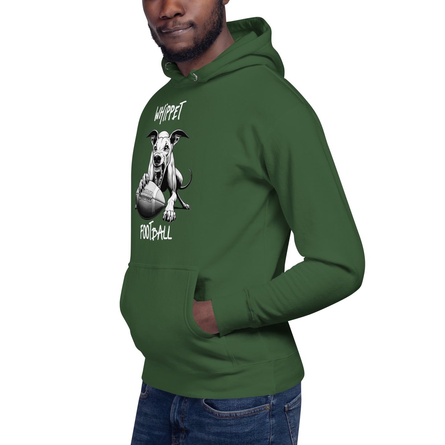 Whippet Football Unisex Hoodie