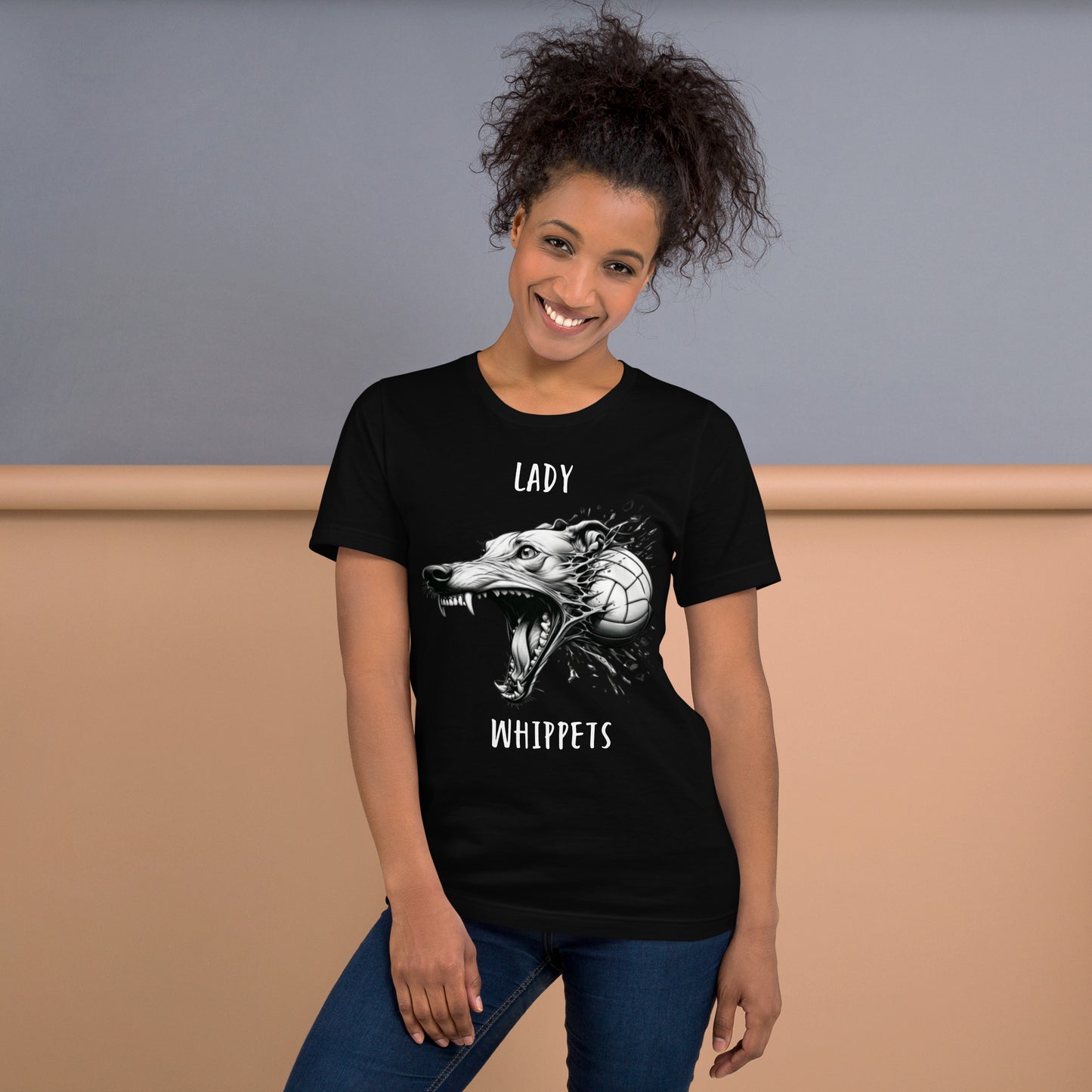 Lady Whippets Volleyball Unisex t-shirt