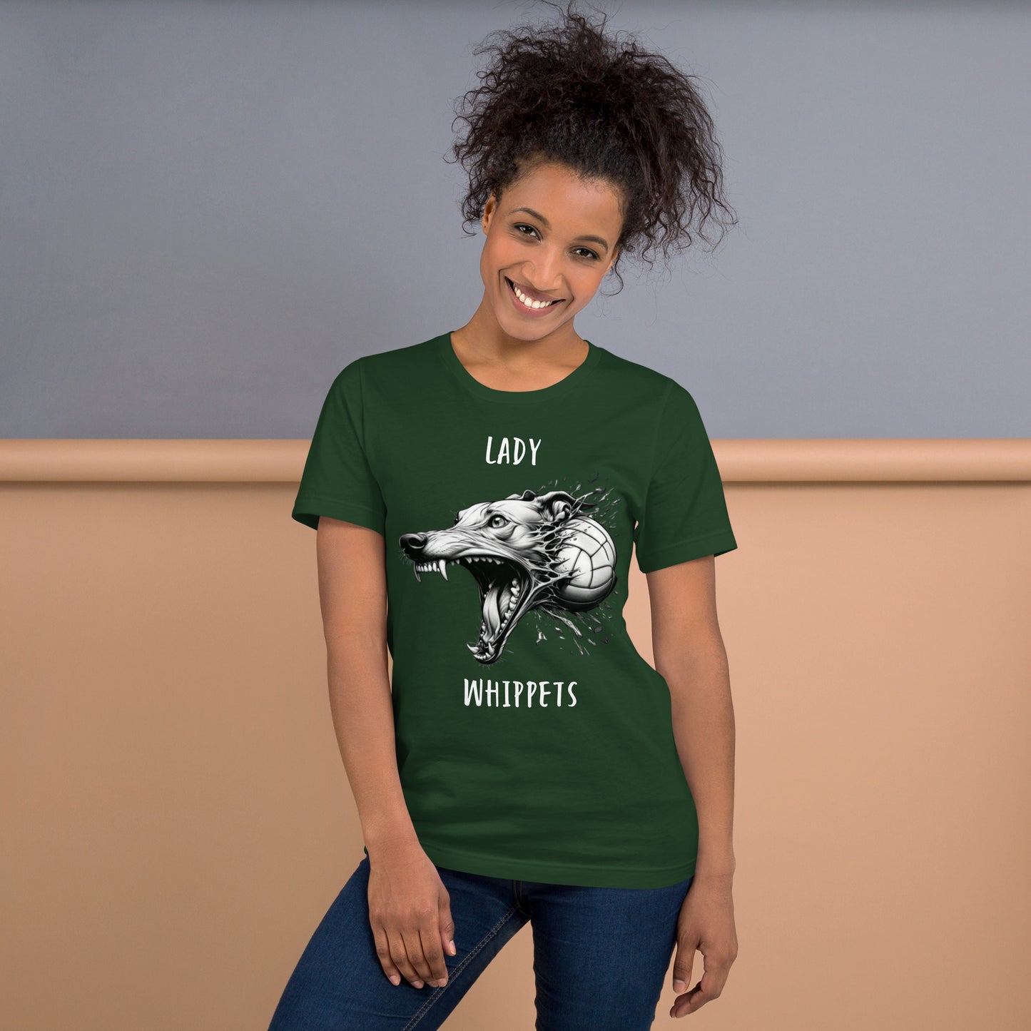 Lady Whippets Volleyball Unisex t-shirt