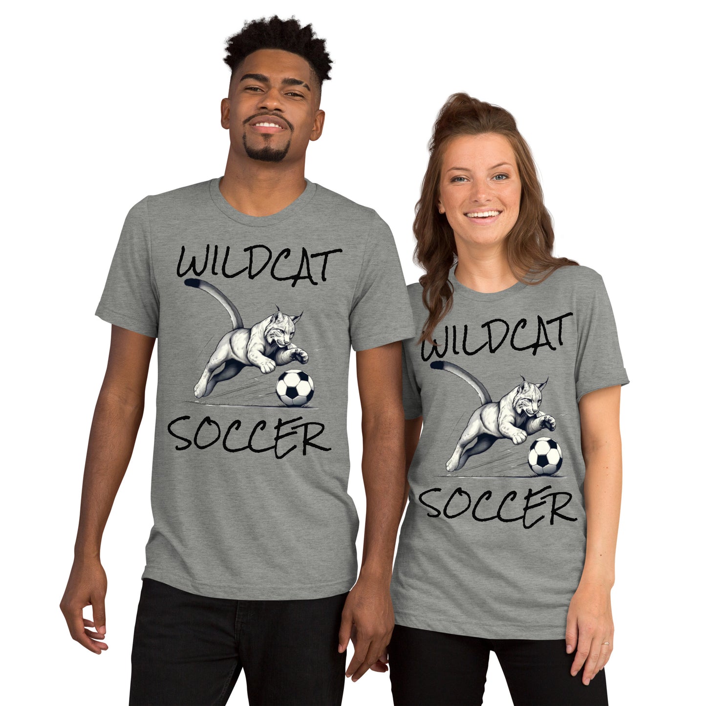 Wildcat Soccer Short Sleeve Tri-Blend