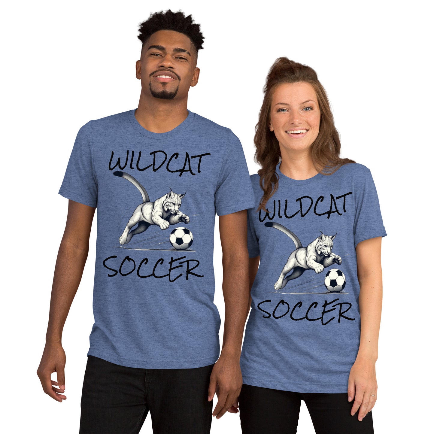 Wildcat Soccer Short Sleeve Tri-Blend