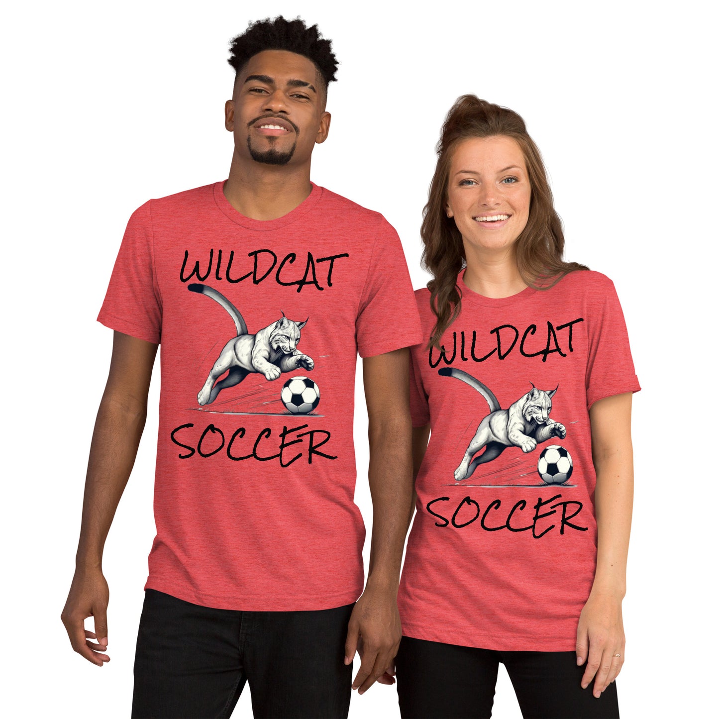 Wildcat Soccer Short Sleeve Tri-Blend