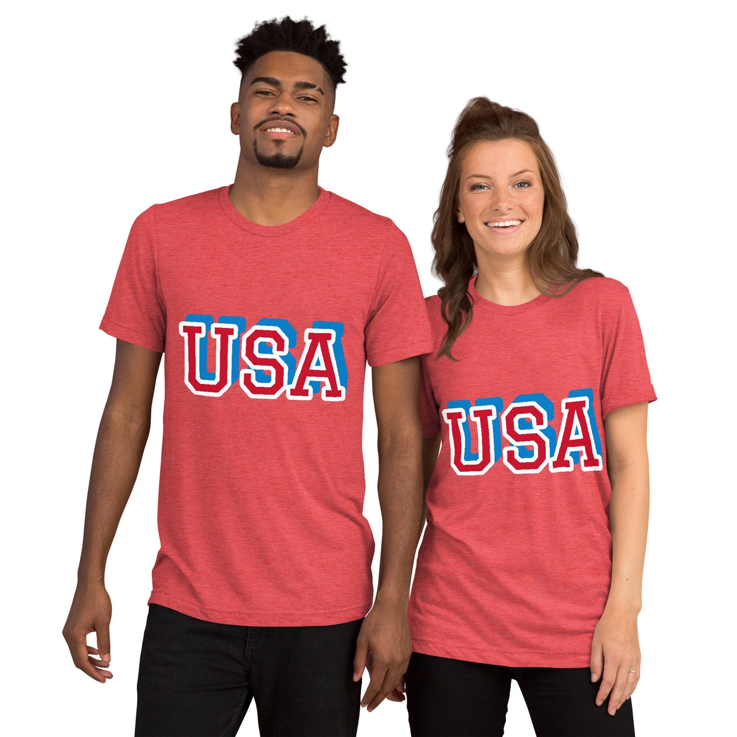 "USA" Tri-Blend T-shirt