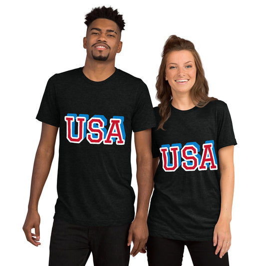 "USA" Tri-Blend T-shirt