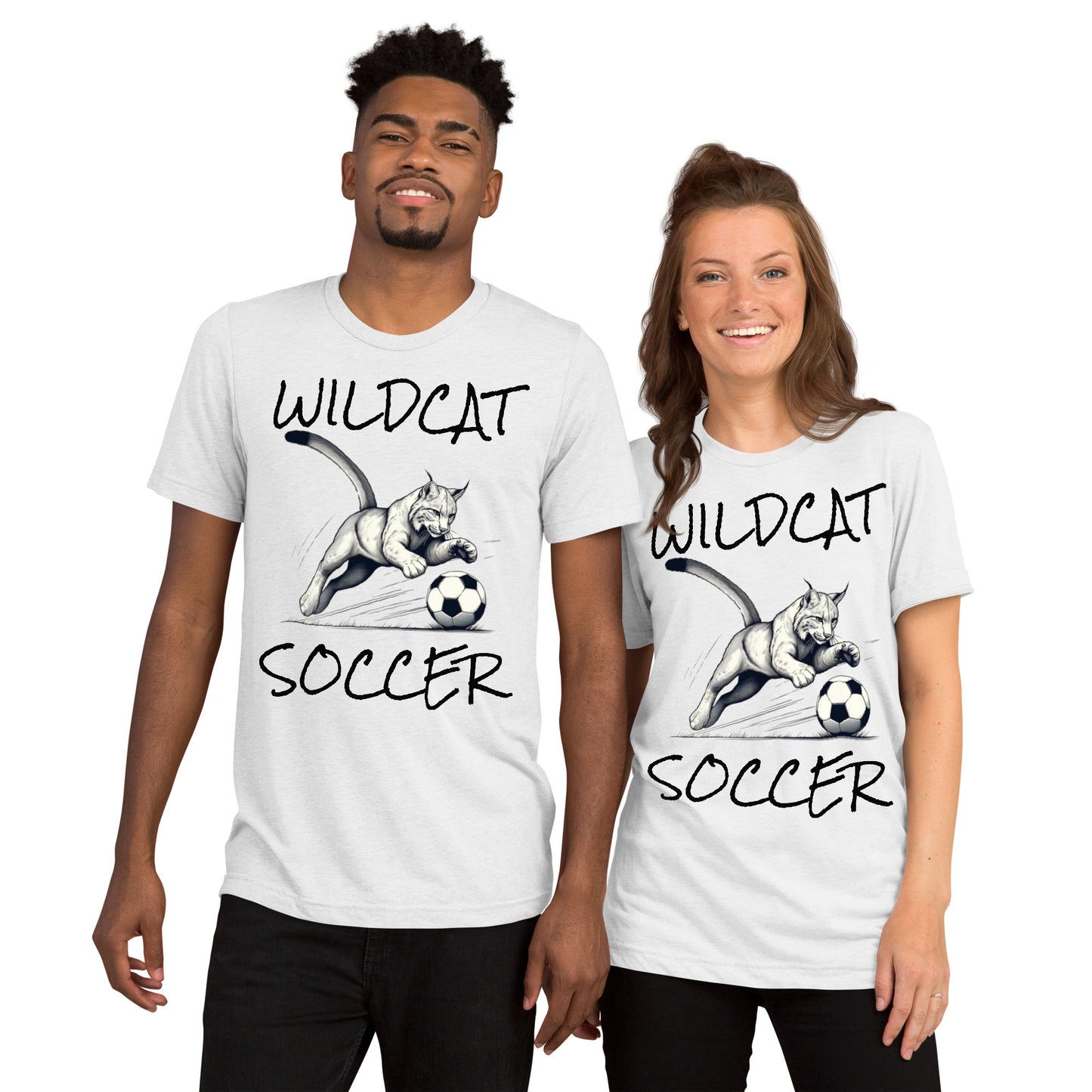 Wildcat Soccer Short Sleeve Tri-Blend