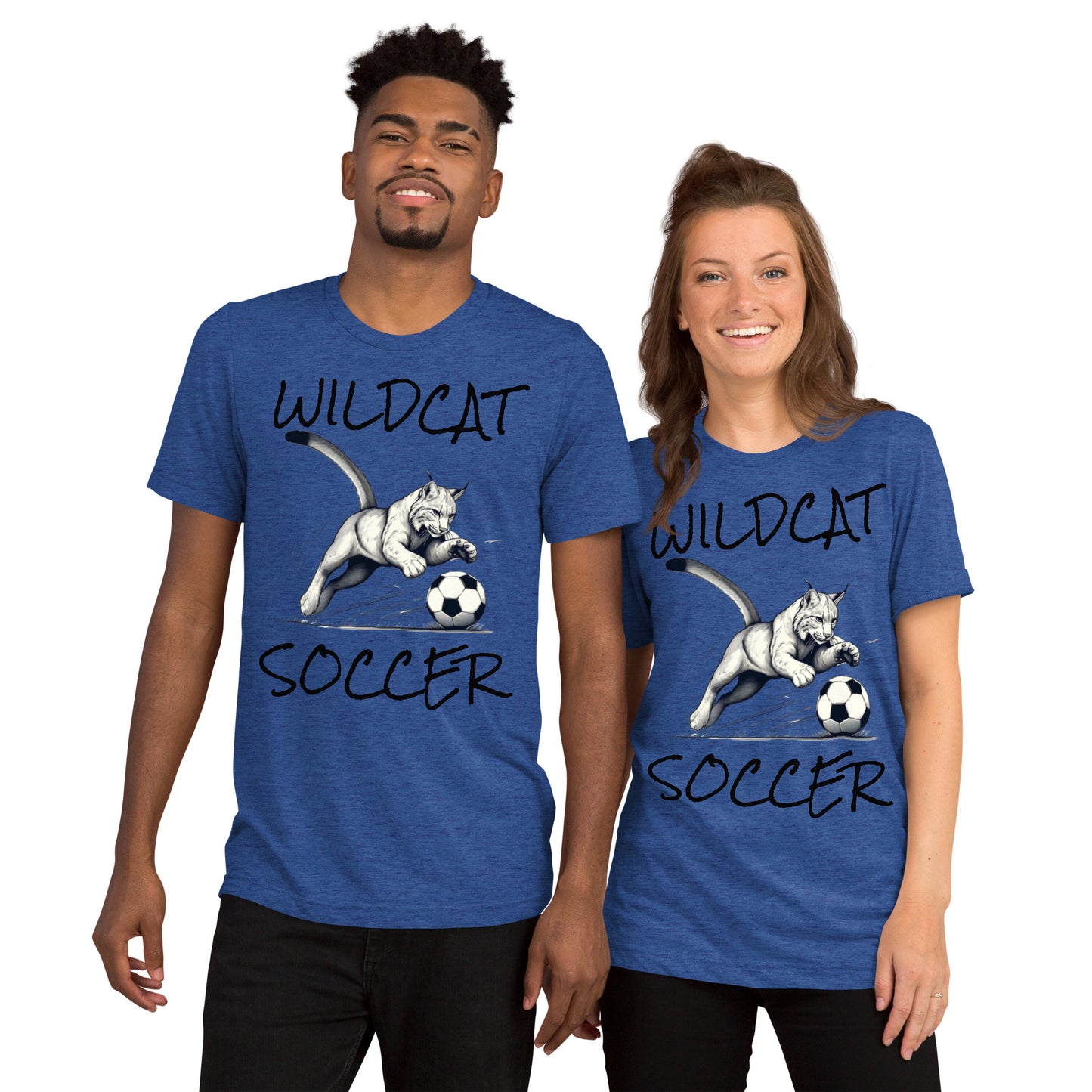 Wildcat Soccer Short Sleeve Tri-Blend