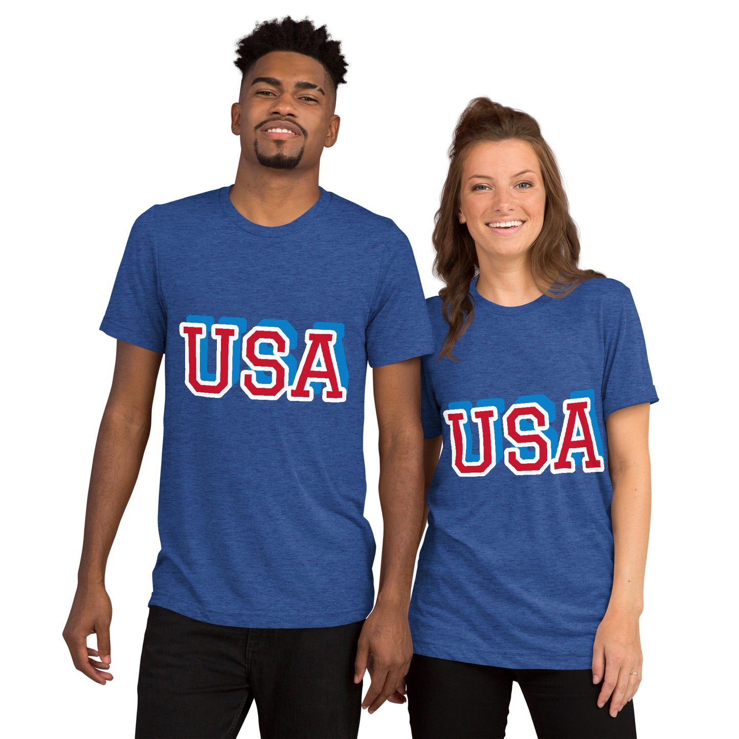 "USA" Tri-Blend T-shirt